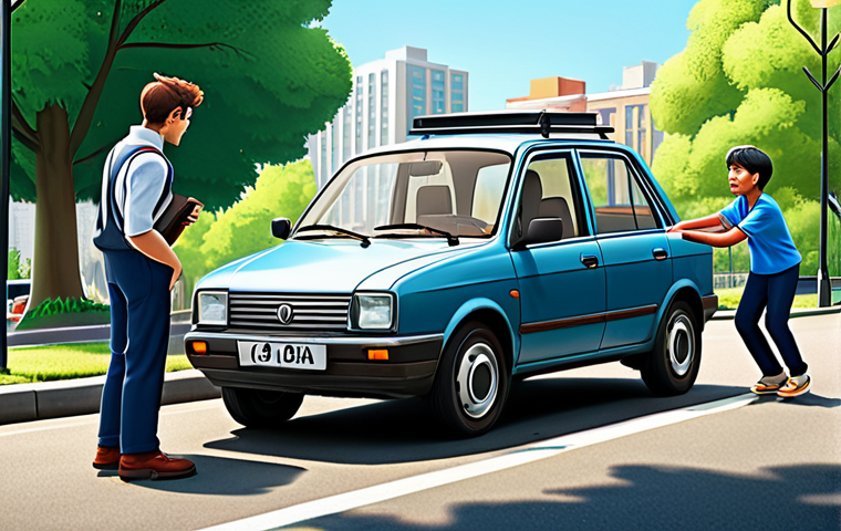 타요의 교훈과 스토리 - Friendship & Teamwork**
"Tayo, Rogi, Lani, and Gani, fully clothed in cartoon style, working togeth...
