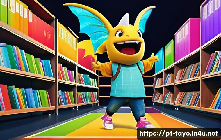타요의 창작 이야기 - **Prompt:** A vibrant and dynamic scene depicting a diverse group of children, aged 6-10, excitedly ...